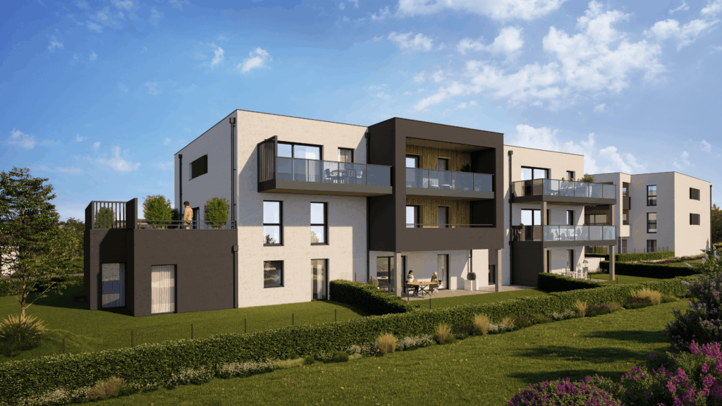 Résidence d'appartements avec jardin privatif ou balcon à Thionville Garche.